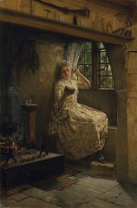 Eine gemütliche Ecke, 1884 von Francis Davis Millet