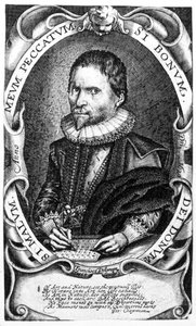 Porträt eines Gentlemans, vermutlich Thomas Harriot, ca. 1620 von Francis Delaram