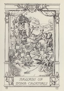 Ein weiteres Buch der Verse für Kinder: Balladen von stummen Kreaturen von Francis Donkin Bedford