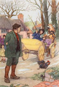 Illustration für Die Grille auf dem Herd von Charles Dickens von Francis Donkin Bedford
