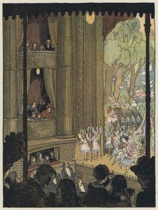 London: Drury Lane Pantomime (Farblithografie)