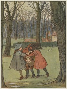 London: In den Kensington Gardens (Farblithografie) von Francis Donkin Bedford
