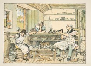 Der Schuster, aus Vierundzwanzig Arbeiter, veröffentlicht 1900