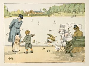 Der Parkwächter, aus Vierundzwanzig Arbeiter, veröffentlicht 1900 von Francis Donkin Bedford