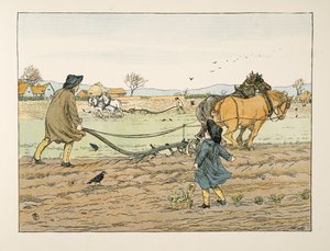 Der Pflüger, aus Vierundzwanzig Arbeiter, veröffentlicht 1900 von Francis Donkin Bedford