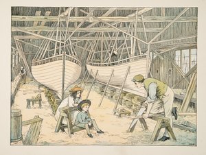 Der Schiffbauer, aus Vierundzwanzig Arbeiter, veröffentlicht 1900