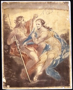 Venus und Adonis, nach einem Gemälde von Benjamin West, 1778-81