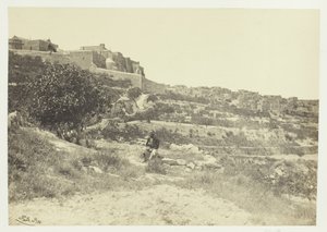 Bethlehem mit der Geburtskirche von Francis Frith