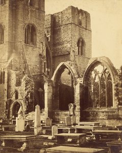 Abgetrennte Fenster und Türme, Elgin Kathedrale von Francis Frith