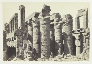 Säulensaal, Karnak von Francis Frith