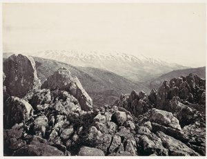 Der Hermon, der Berg der Verklärung von Francis Frith
