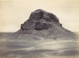 Pyramide von Dahschur, ca. 1857 von Francis Frith