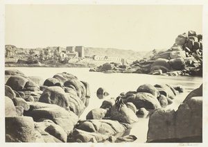 Der Zugang zu Philä, 1857 von Francis Frith
