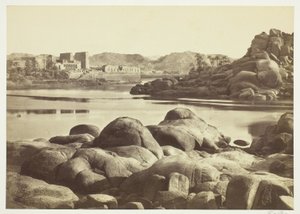Der Zugang zu Philae von Francis Frith