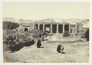 Der Tempel von Goorneh, Theben von Francis Frith