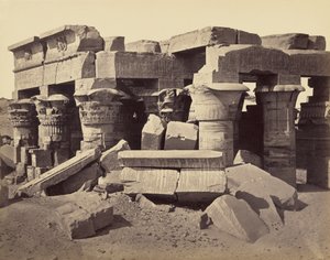 Der Tempel von Horus und Sobek, Kom Ombo von Francis Frith