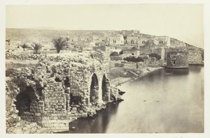 Die Stadt und der See von Tiberius, vom Süden von Francis Frith
