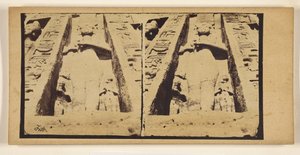 [Der kleine Felsentempel von Abu Simbel.]