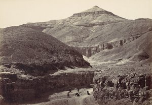Tal der Königsgräber, Theben, 1857