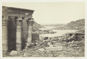 Blick von Philae, nach Norden von Francis Frith