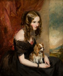 Porträt der Hon. Selina Weld Forester, Viscountess Newport und später Countess of Bradford von Francis Grant