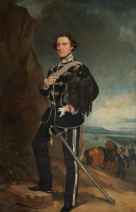 Der 2. Lord de Tabley als Oberstkommandant der Earl of Chesters Yeomanry Kavallerie von Francis Grant