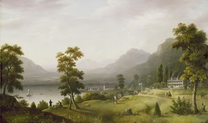 Carters Taverne am Kopf des Lake George