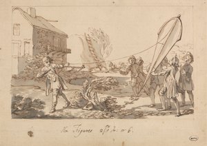 Drachensteigen von Francis Hayman