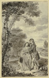 Illustration zu Roderick Random, von Tobias Smollett