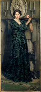 Die Dame der Nelke, ca. 1919