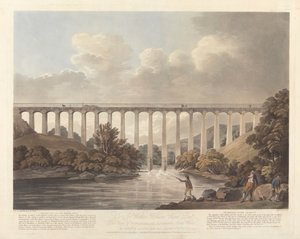 Pontysyllte-Aquädukt, Nordwales von Francis Jukes