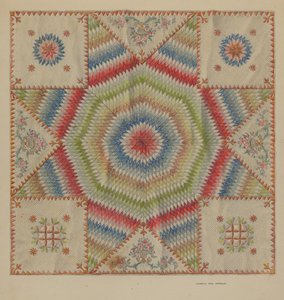 Patchwork-Quilt von Francis Law Durand