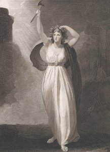 Cassandra im Wahnsinn, Shakespeare, Troilus und Cressida, Akt 2, zuerst veröffentlicht 1795, neu aufgelegt 1852 von Francis Legat
