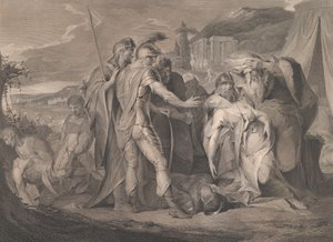 König Lear weint über den Körper von Cordelia, Shakespeare, König Lear, Akt 5, Szene...