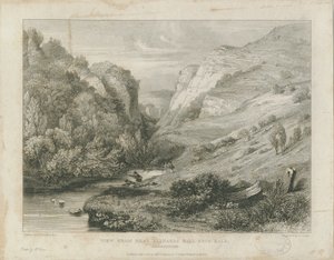 Dovedale - Landschaft (Gravur)