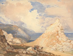 Tal der Felsen, Lynton, Nord-Devon von Francis Oliver Finch