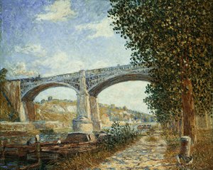 Le Pont du Chemin de Fer a Moret von Francis Picabia