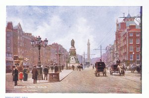 Sackville Street, Dublin, aus Peeps at Many Lands: Ireland, veröffentlicht von Adams & Charles, 1909