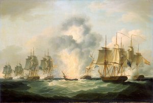 Vier britische Fregatten erobern spanische Schatztransportschiffe, die zur Verstärkung der französischen Kriegsanstrengungen bestimmt waren, 5. Oktober