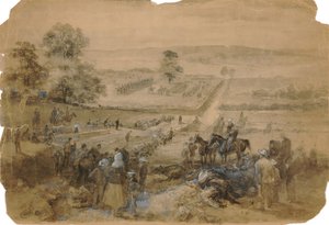 Begräbnisdetail nach der Schlacht von Antietam