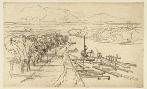 Die Amstel von Francis Seymour Haden (Sir)