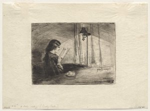 Eine Dame liest von Francis Seymour Haden
