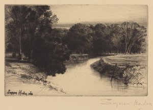 Ein Sonnenuntergang in Irland von Francis Seymour Haden