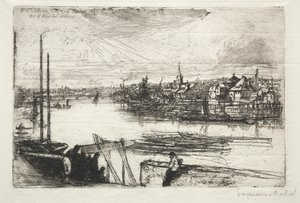 Battersea Reach von Francis Seymour Haden