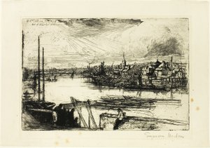 Battersea Reach von Francis Seymour Haden