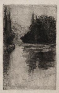Abend, 1864 von Francis Seymour Haden