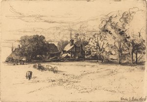 Old Willesley House von Francis Seymour Haden