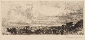 Aus dem Atelierfenster von Francis Seymour Haden