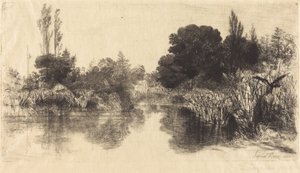Shere Mill Pond (Die größere Platte) von Francis Seymour Haden