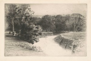Sonnenuntergang in Irland von Francis Seymour Haden